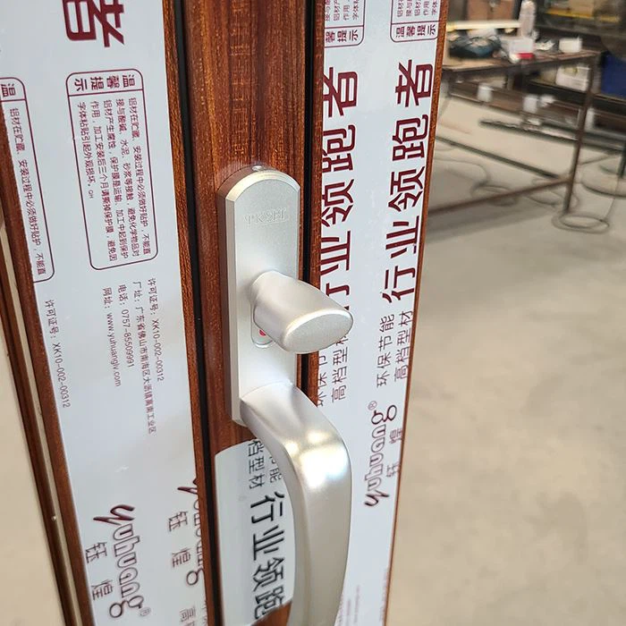 Wood Finish Aluminium Windows